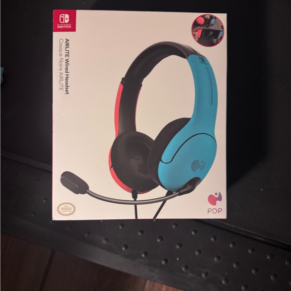 PDP Gaming Headset with Mic - Red and Blue
